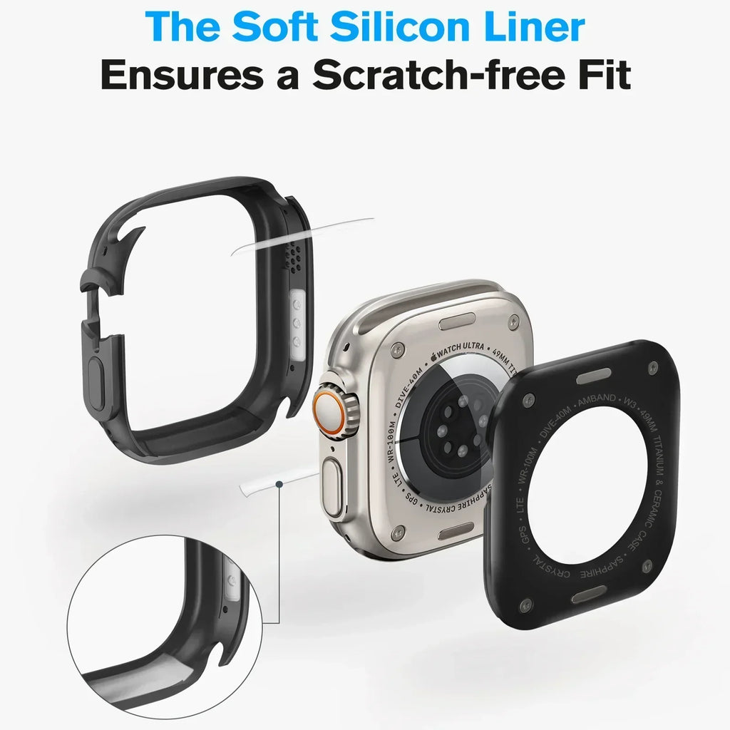Apple Watch Case, TrailGuard Aluminum Alloy Protective Shell