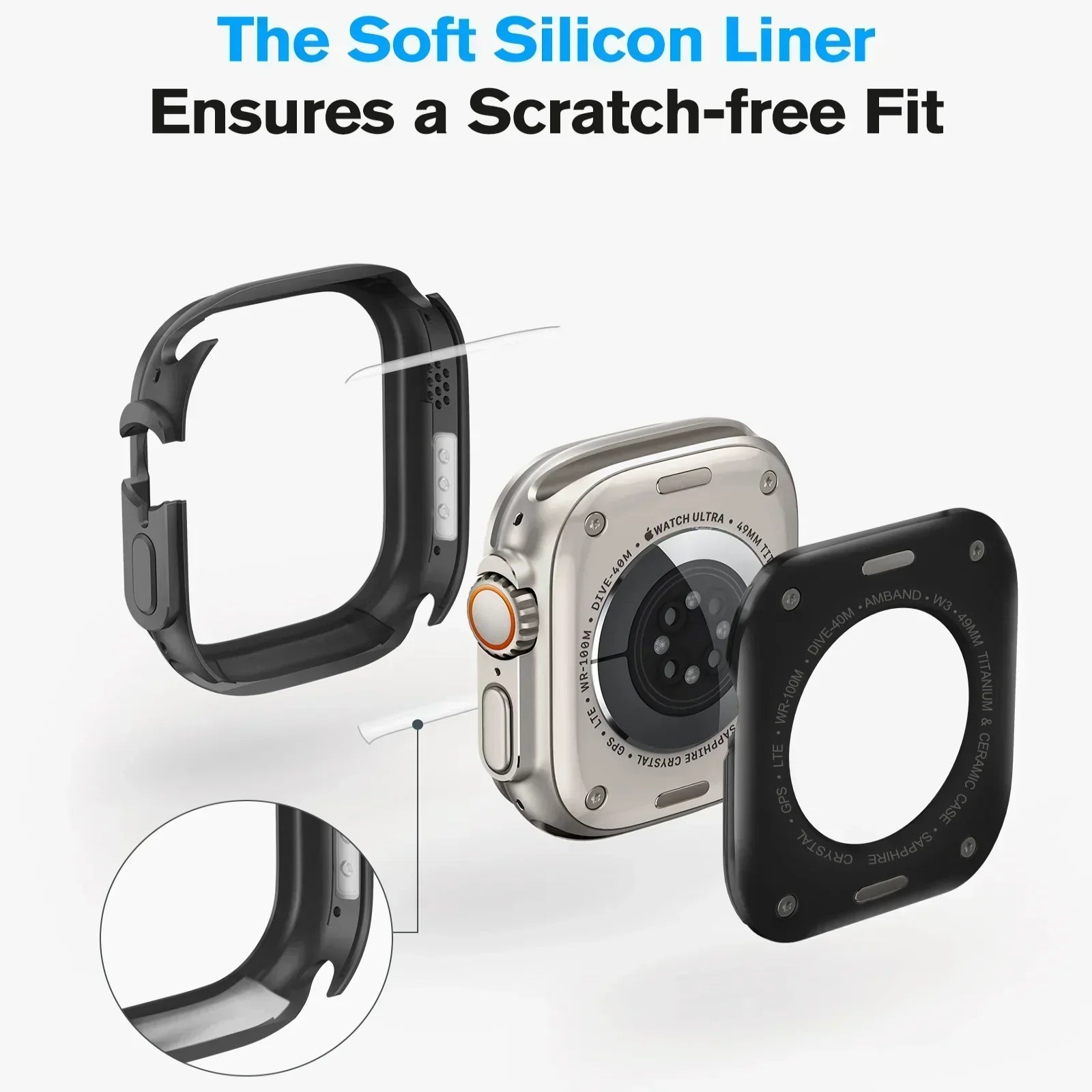 Apple Watch Case, TrailGuard Aluminum Alloy Protective Shell