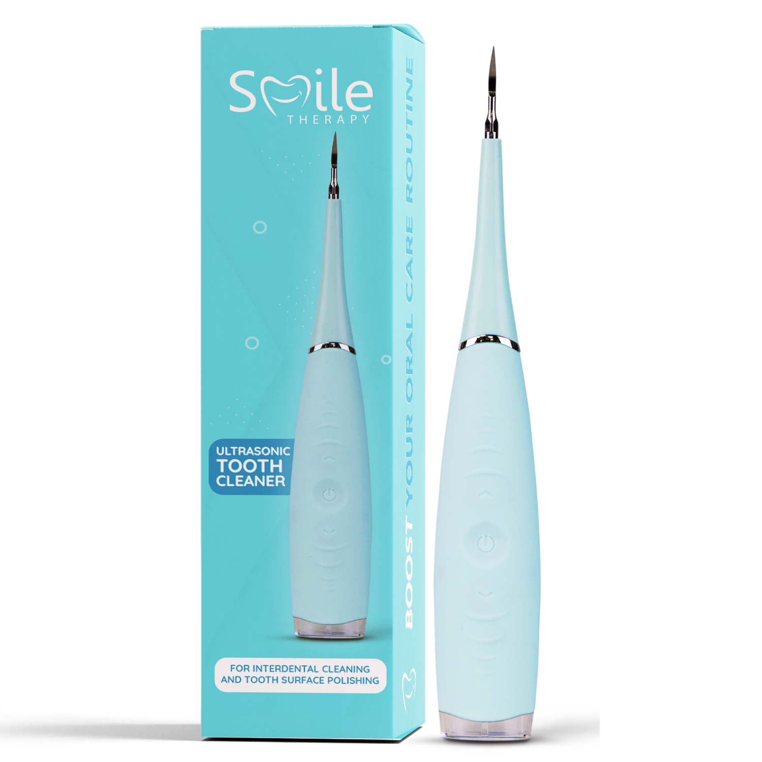Ultrasonic Tooth Cleaner With Adjustable Sonic Vibration Settings