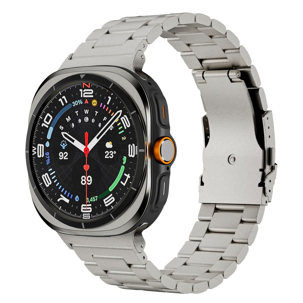 Aurex Titan-Uhrenarmband für Samsung Galaxy Watch Ultra, Faltschließe