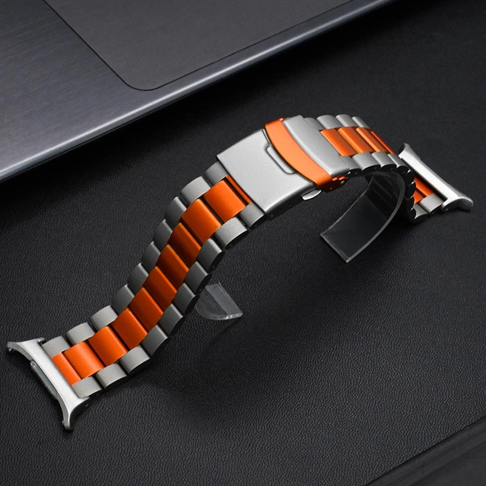 Aurex Titan-Uhrenarmband für Samsung Galaxy Watch Ultra, Faltschließe