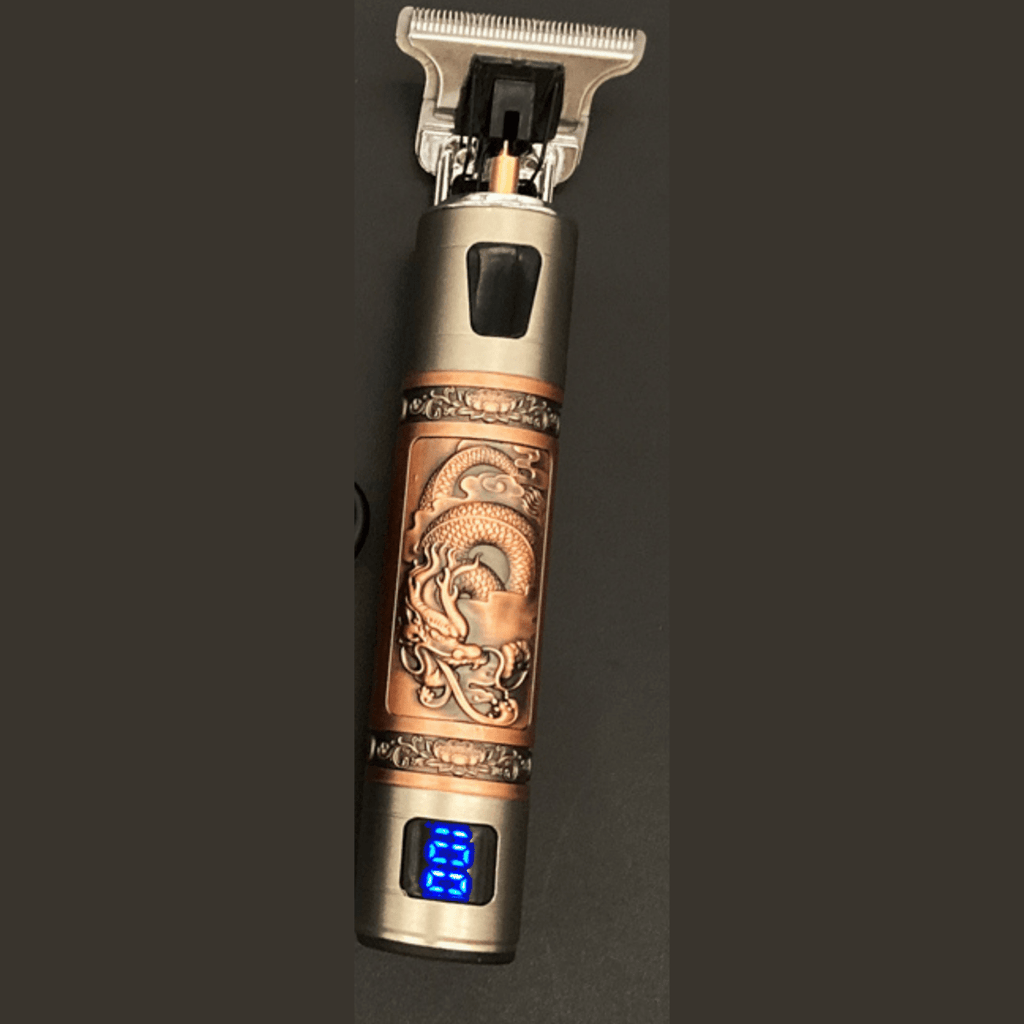 Rasoio vintage per barba con batteria e taglio di precisione per barba e capelli - Fioriscas