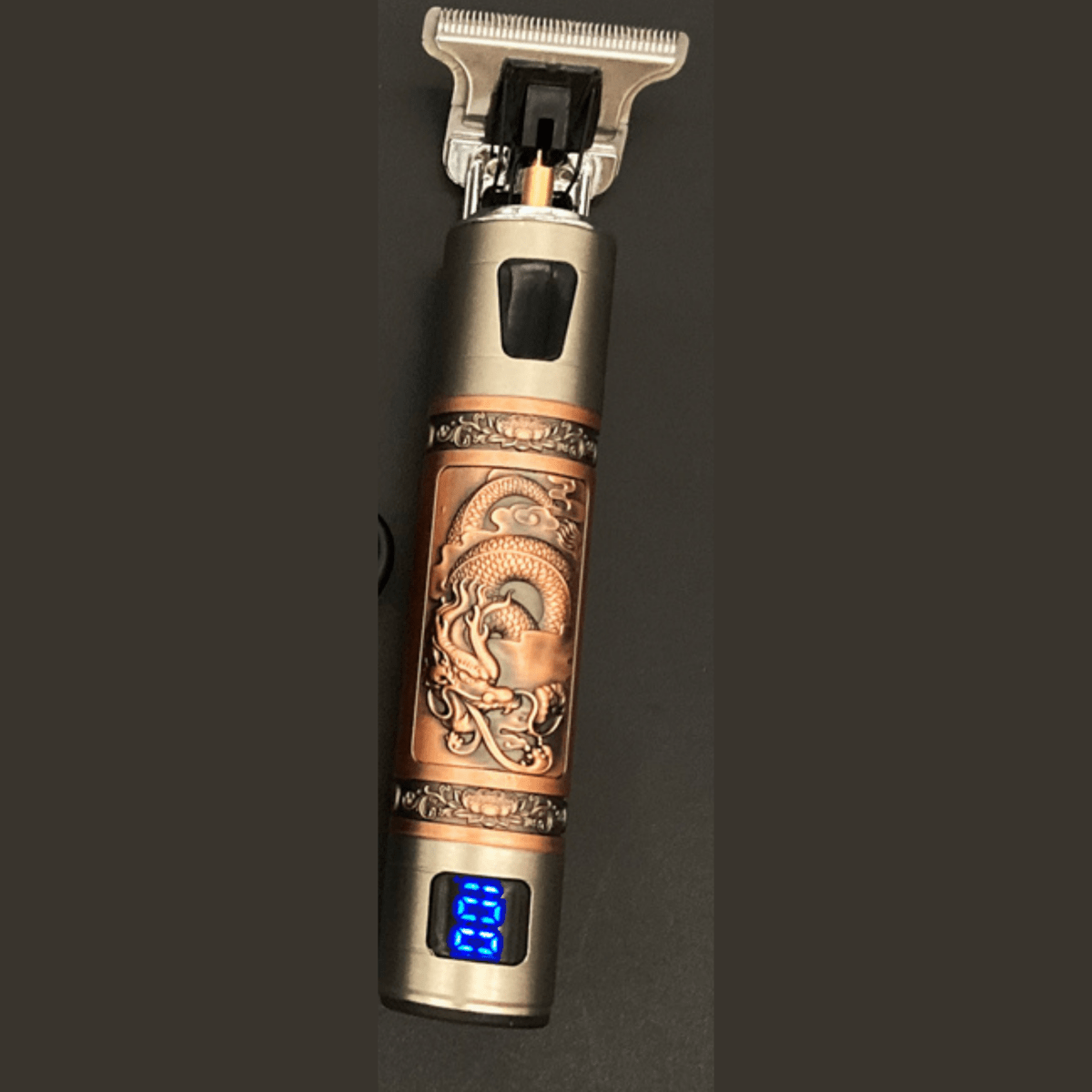 Rasoio vintage per barba con batteria e taglio di precisione per barba e capelli - Fioriscas