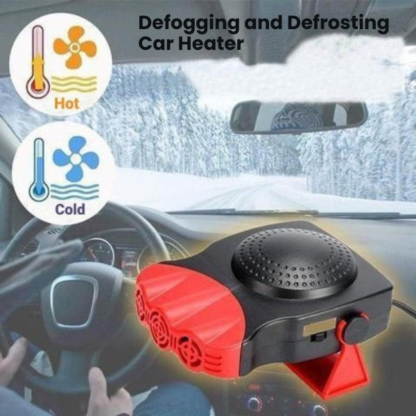 Riscaldatore portatile per auto ThermaWave da 12 V con sbrinatore per parabrezza