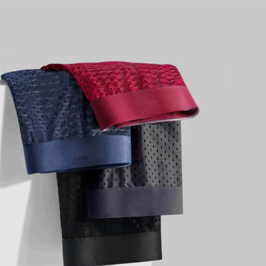 תחתוני בוקסר במבוק AzuriWeave לגברים, מארז של 4, מידות M עד 2XL