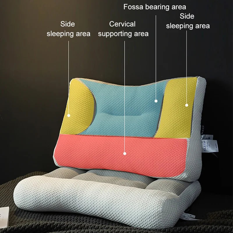 Almohada Cervical Contour RestWell para Alineación del Cuello y Sueño Reparador