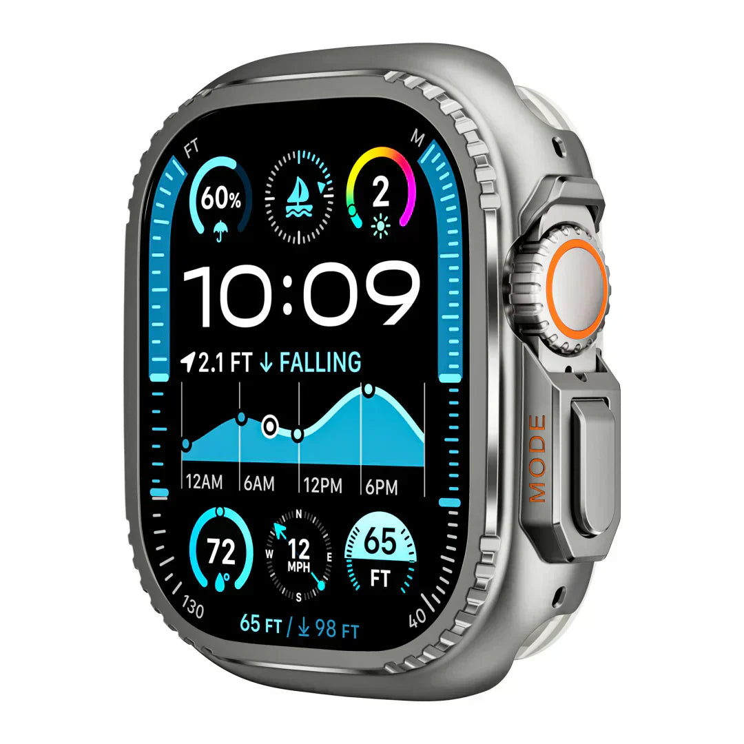 Apple Watch Case in Aluminum, AeroGuard Rugged Protective Shell