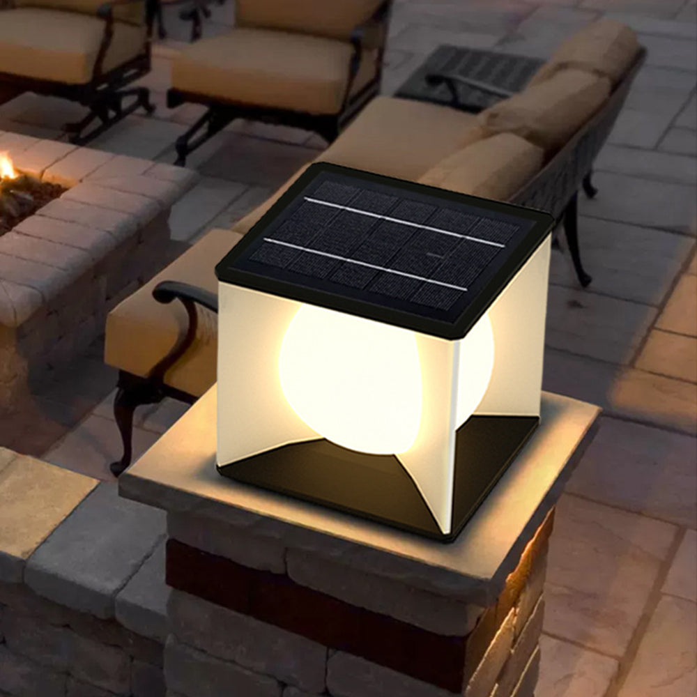 Ray Modern Moon  Outdoor Pier-Mount Pillar Light | Fioriscas