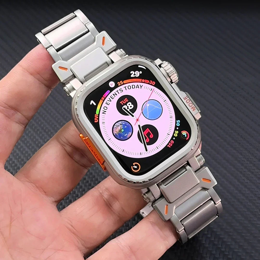 Apple Watch Case in Aluminum, AeroGuard Rugged Protective Shell