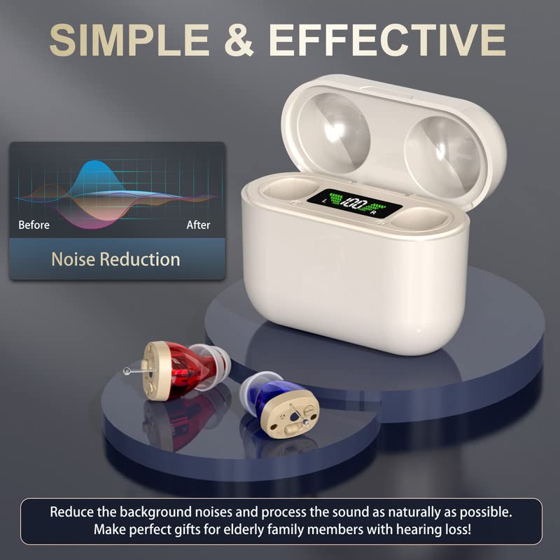Dobíjecí zvukové zesilovače Auralift Pro s nabíjecím pouzdrem