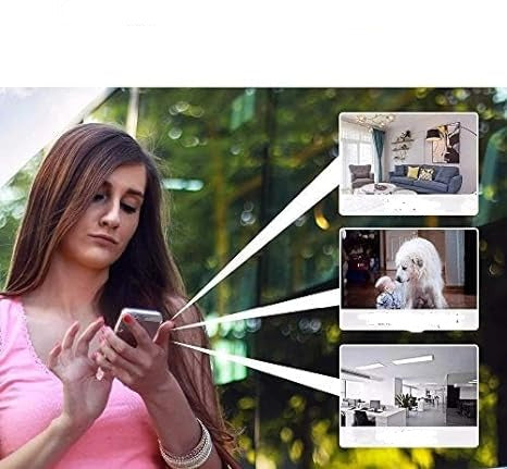 Telecamera di sicurezza wireless AstraGuard Mini, HD 1080P con controllo tramite app