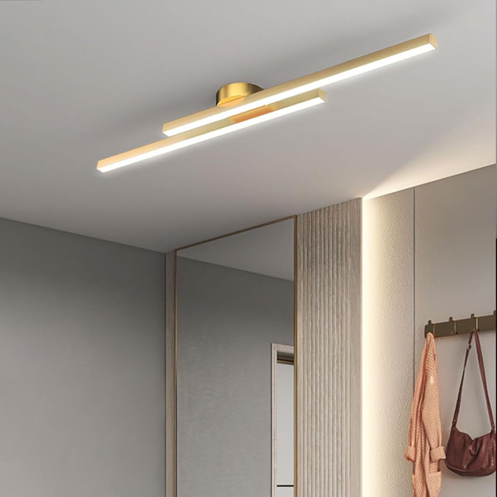 Plafoniera LED ultrasottile semipiatta in alluminio, LumenVale