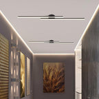 Plafoniera LED ultrasottile semipiatta in alluminio, LumenVale
