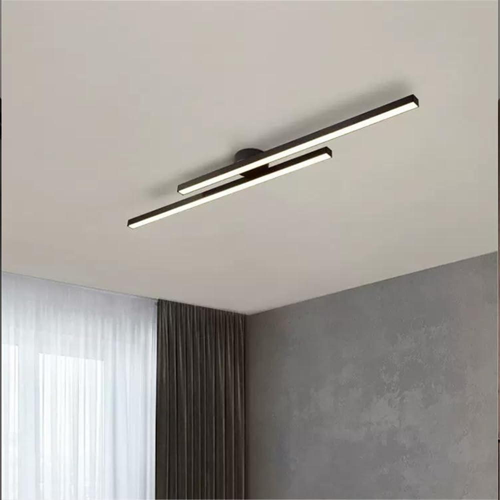 Plafoniera LED ultrasottile semipiatta in alluminio, LumenVale