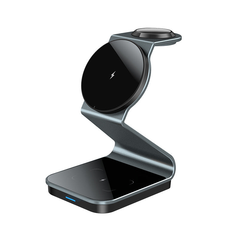 MagnaVolt Magnetic 3-in-1 Charging Stand for iPhone, Apple Watch & AirPods