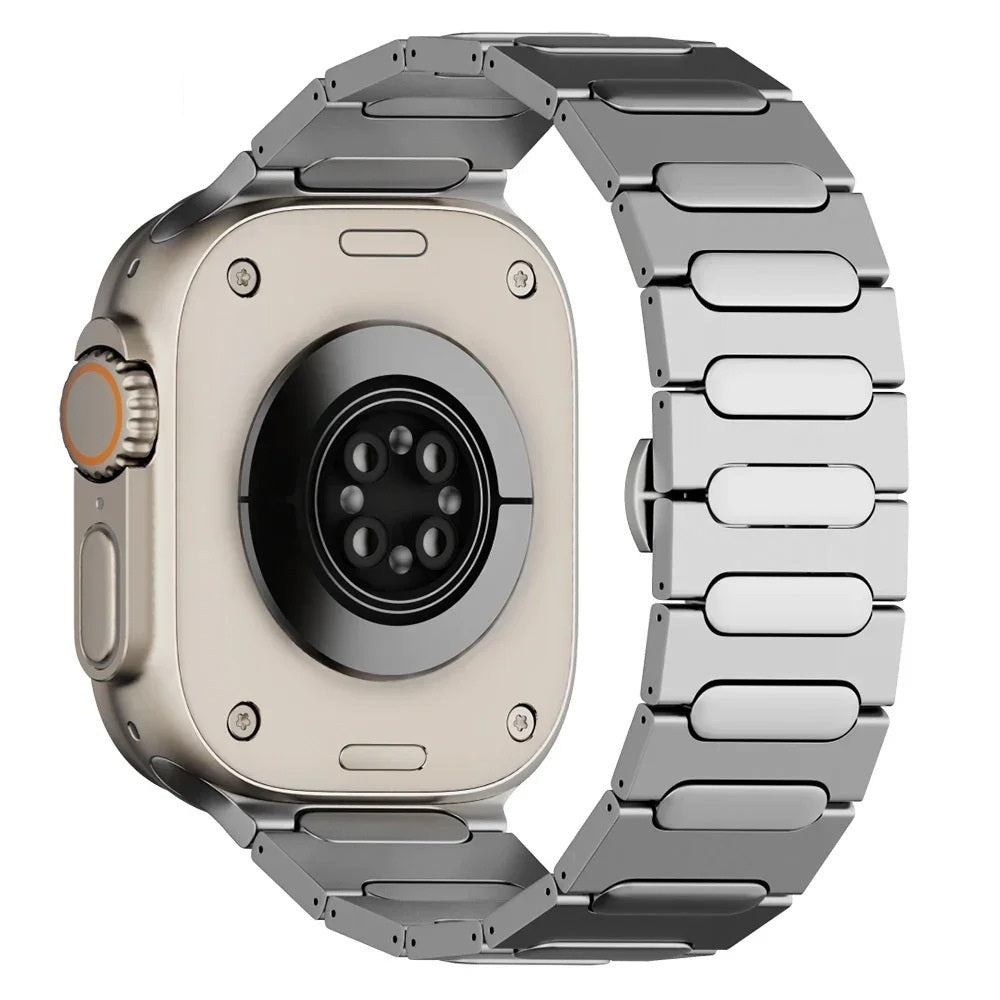 Titanový náramek pro Apple Watch Ultra 1/2, zapínání Aureon Butterfly