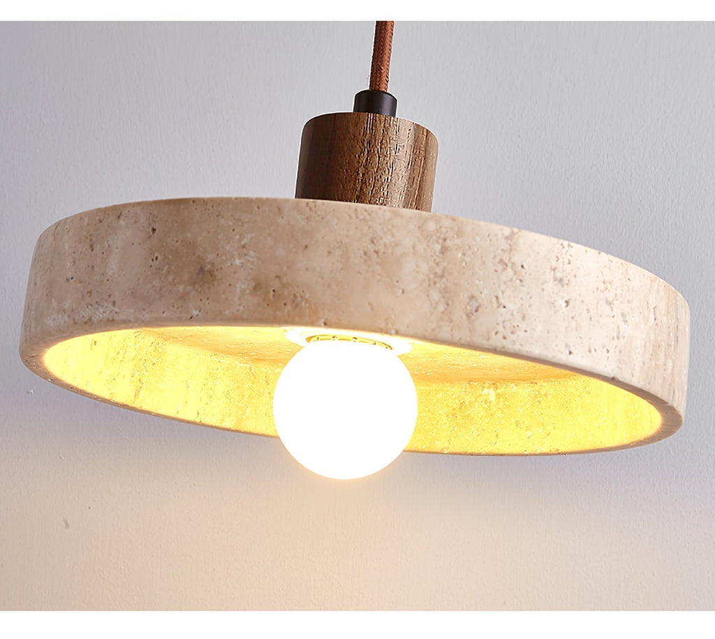 Evvynor Travertine Pendant Light | Fioriscas