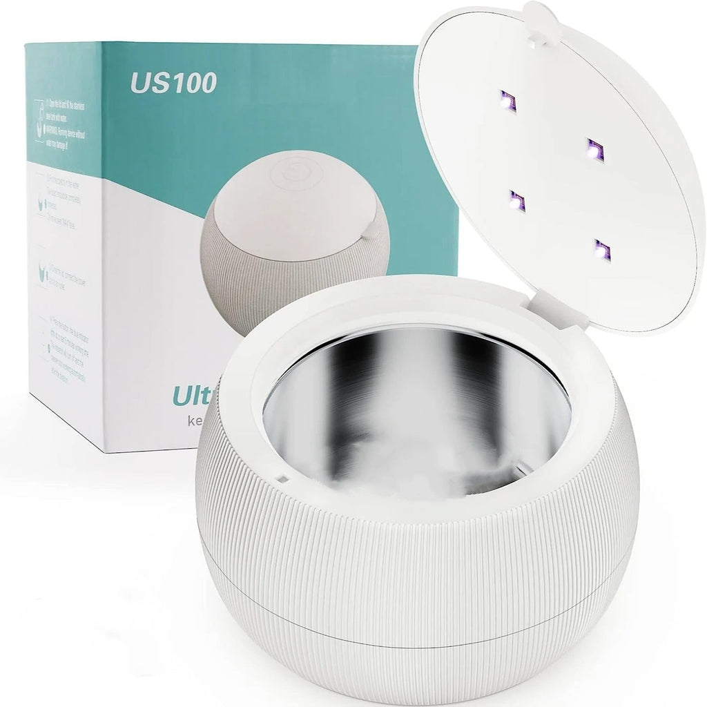 Ultrazvukový čistič dentálních pomůcek s UV-C sterilizací, nádržka 210 ml