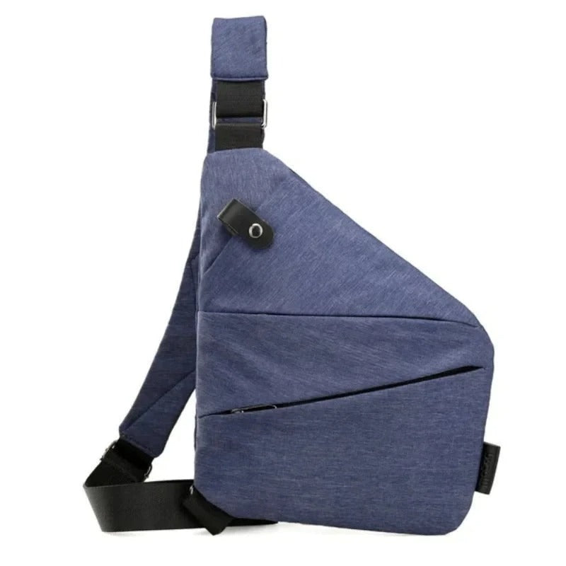 RFID-Blocking Anti-Theft Crossbody Travel Bag, Water-Resistant