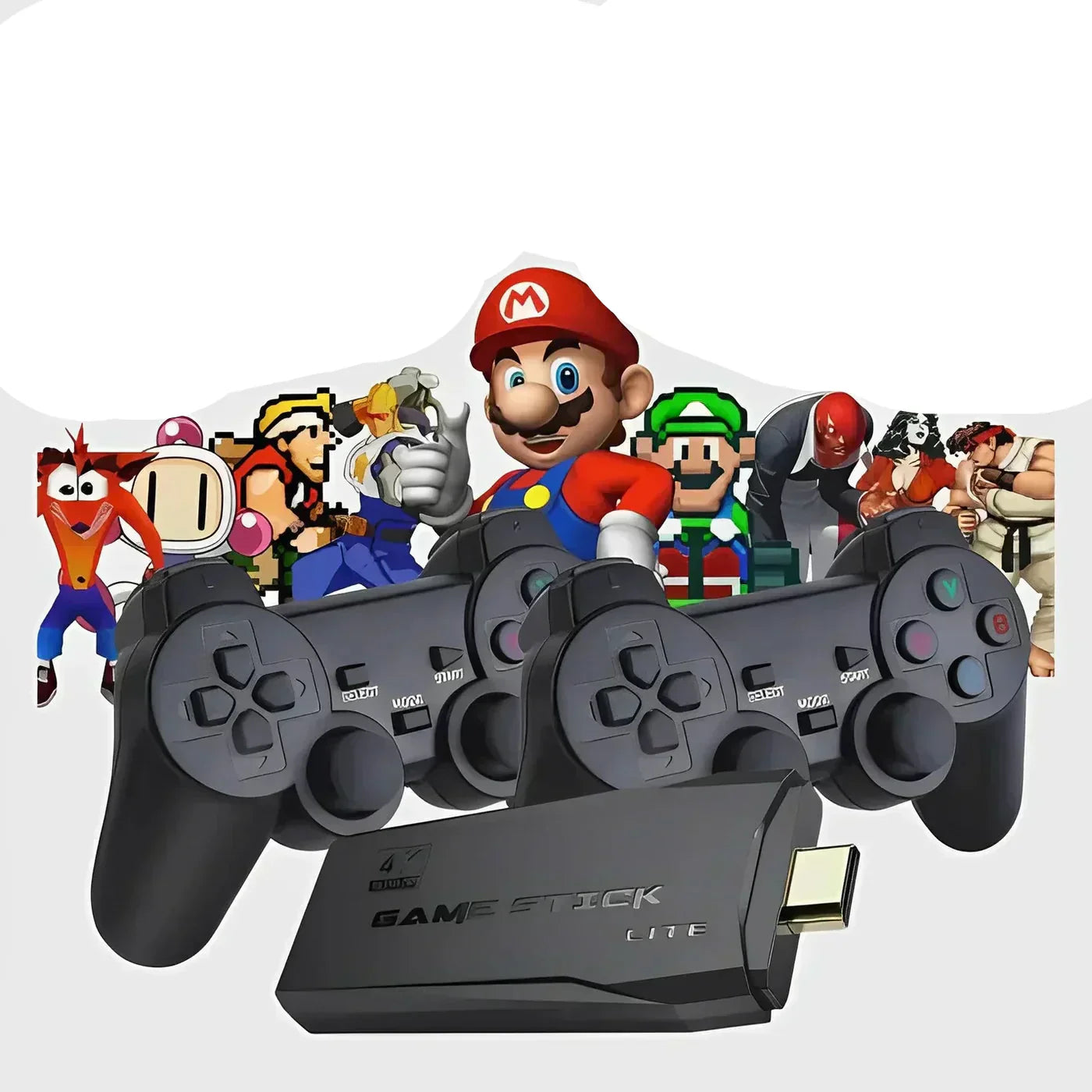Console di gioco retrò Vanta, 64GB, due controller, oltre 20.000 giochi