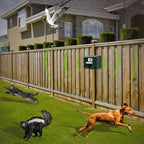 Disuasor ultrasónico solar contra aves y pájaros carpinteros para jardines