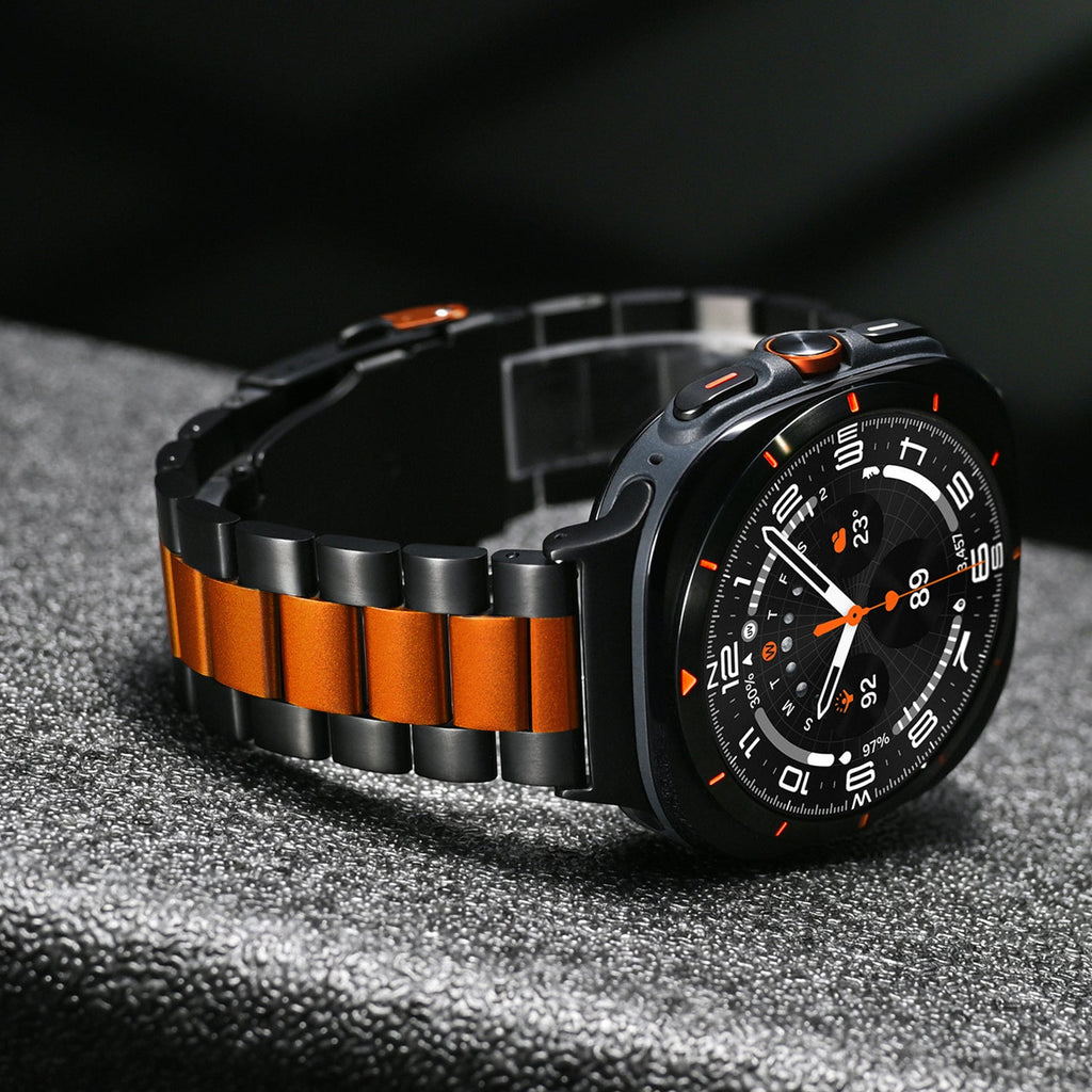 Aurex Titan-Uhrenarmband für Samsung Galaxy Watch Ultra, Faltschließe