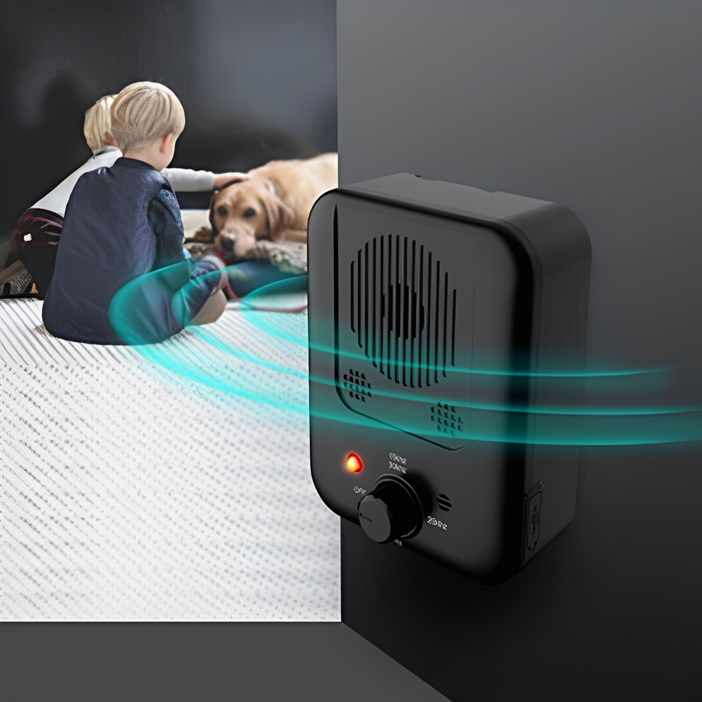 Dispositivo ultrassónico portátil para impedir o ladrar, para treinar cães em casa e nos passeios