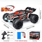 RC terénní truck StormRift 4WD v měřítku 1:16 s LED osvětlením a dálkovým ovládáním pro jízdu v noci