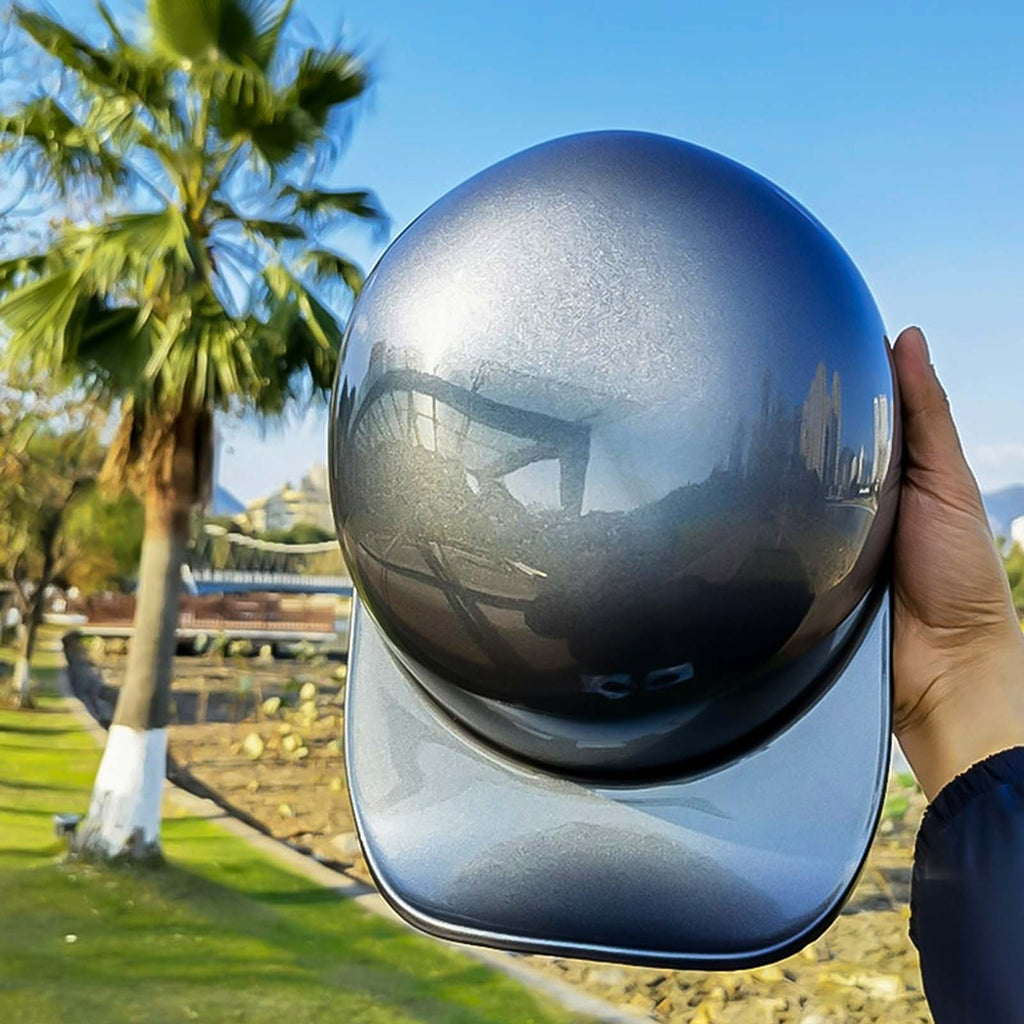 Capacete de mota RoverGuard com design de boné de basebol, certificado pelo DOT