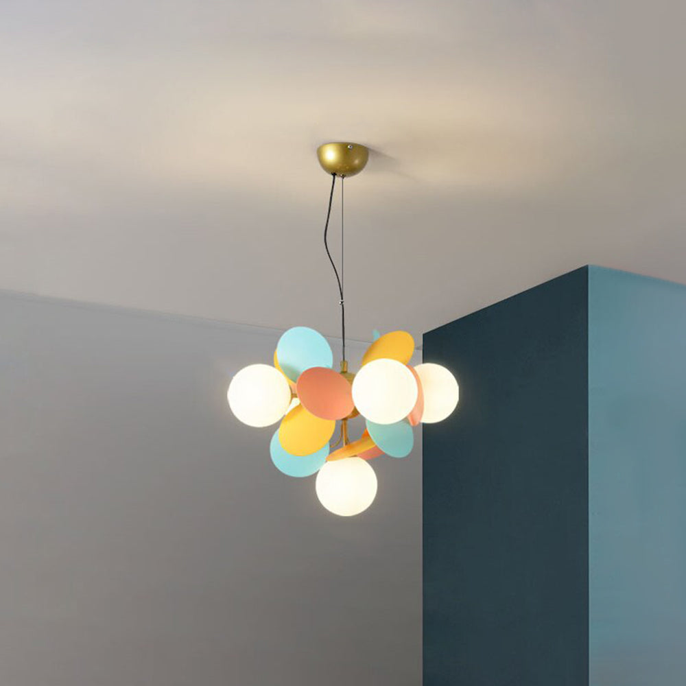 מנורת תלייה מאקריליק AstraLumen, תאורת LED זוהרת לחדרים מודרניים