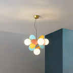 מנורת תלייה מאקריליק AstraLumen, תאורת LED זוהרת לחדרים מודרניים