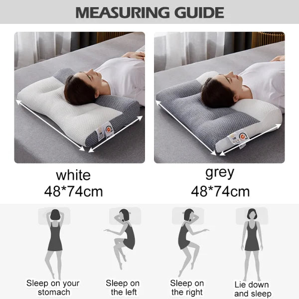Almohada Cervical Contour RestWell para Alineación del Cuello y Sueño Reparador