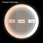 Dimmable LED Vanity Mirror, 360° Rotation, Touch Control, 15.8 In