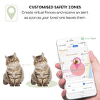 גשש GPS מתכוונן לקולר חיות מחמד, עמיד במים, עם כיסוי לטווח ארוך