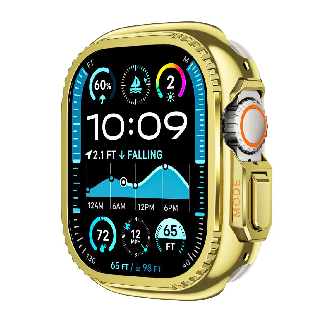 Apple Watch Case in Aluminum, AeroGuard Rugged Protective Shell