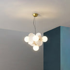מנורת תלייה מאקריליק AstraLumen, תאורת LED זוהרת לחדרים מודרניים
