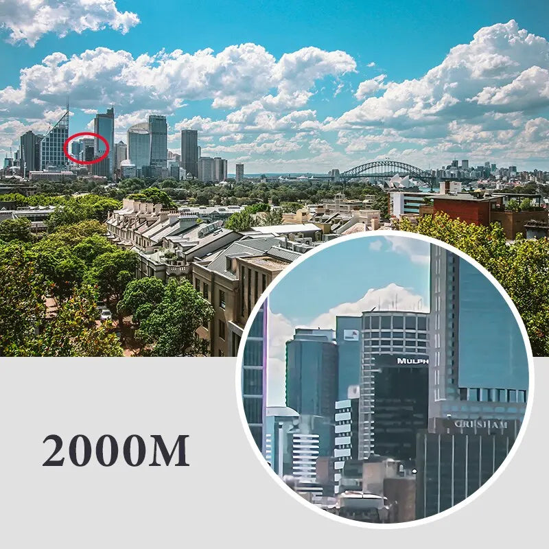 40×22 kompaktní outdoorový dalekohled Vistara Peak se skládací konstrukcí