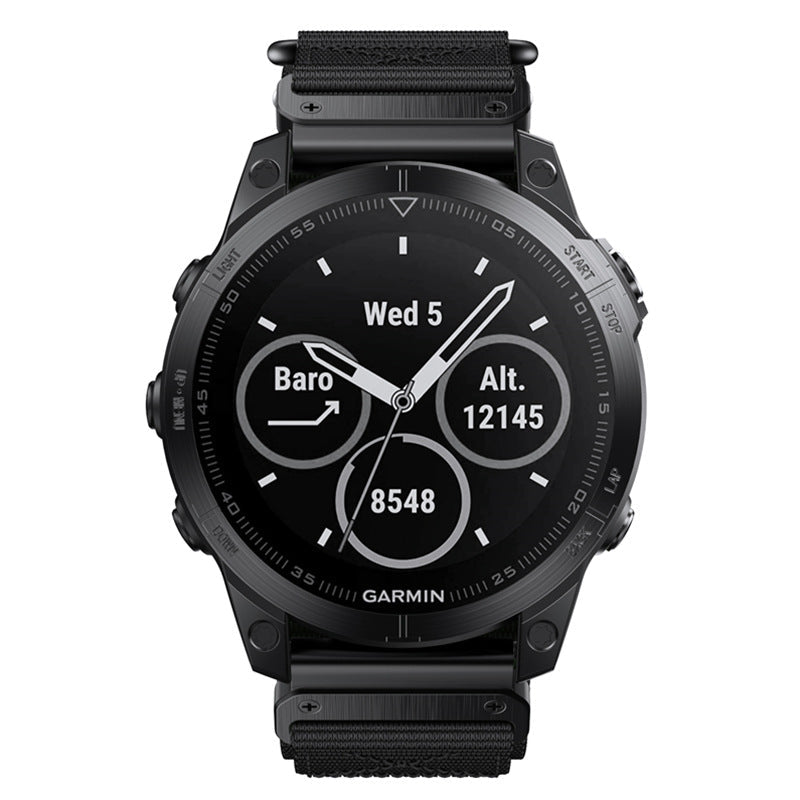 RidgeLine elastisk nylonrem til Garmin Tactix og Fenix ure