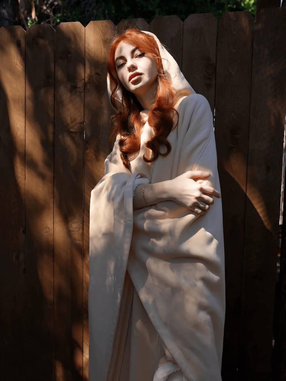 Camisola com capuz ponderada ArcticFlare NovaWeave, conforto calmante em polar