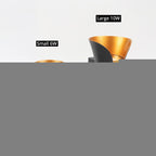Lampada da parete curva per esterni, applique LED Arcora, cablata IP65