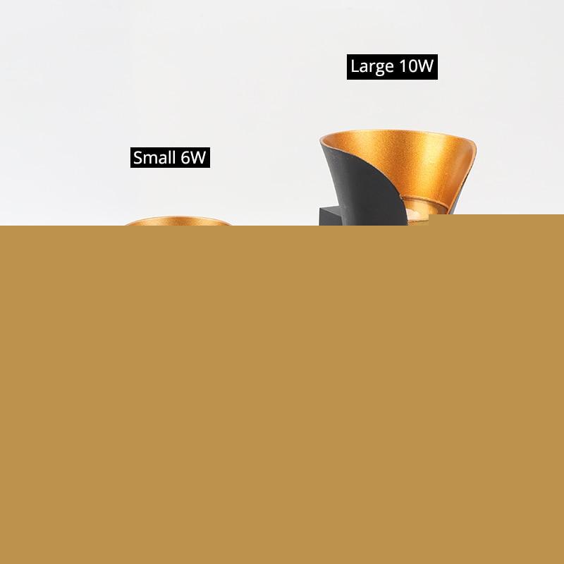 Lampada da parete curva per esterni, applique LED Arcora, cablata IP65