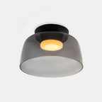 Handgefertigte Glasdeckenleuchte, nordisches Lumenweave-Design mit mehreren Ebenen