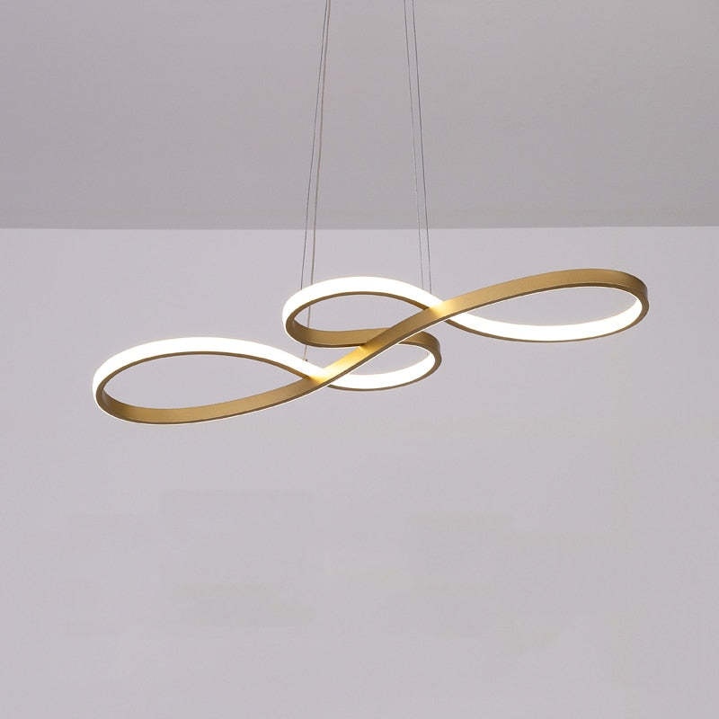 Durell Musical Note Pendant Light, Black & Gold | Fioriscas