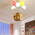 Aria Designer Flush Mount Ceiling Light Wood Children's Room | Fioriscas
