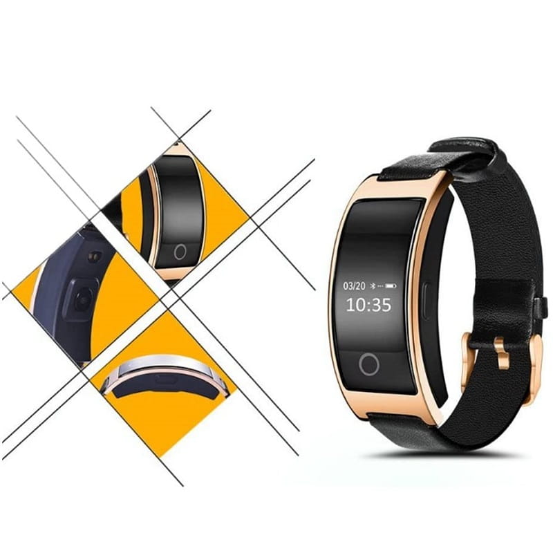 LumaPulse Slim Wristwear With Heart Rate Tracking And Step Counter