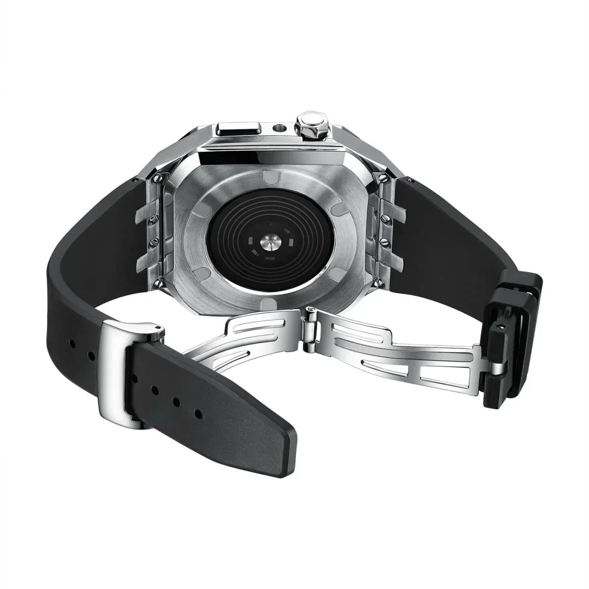 Apple Watch Case & Silicone Band Kit, Kirello 316L Steel