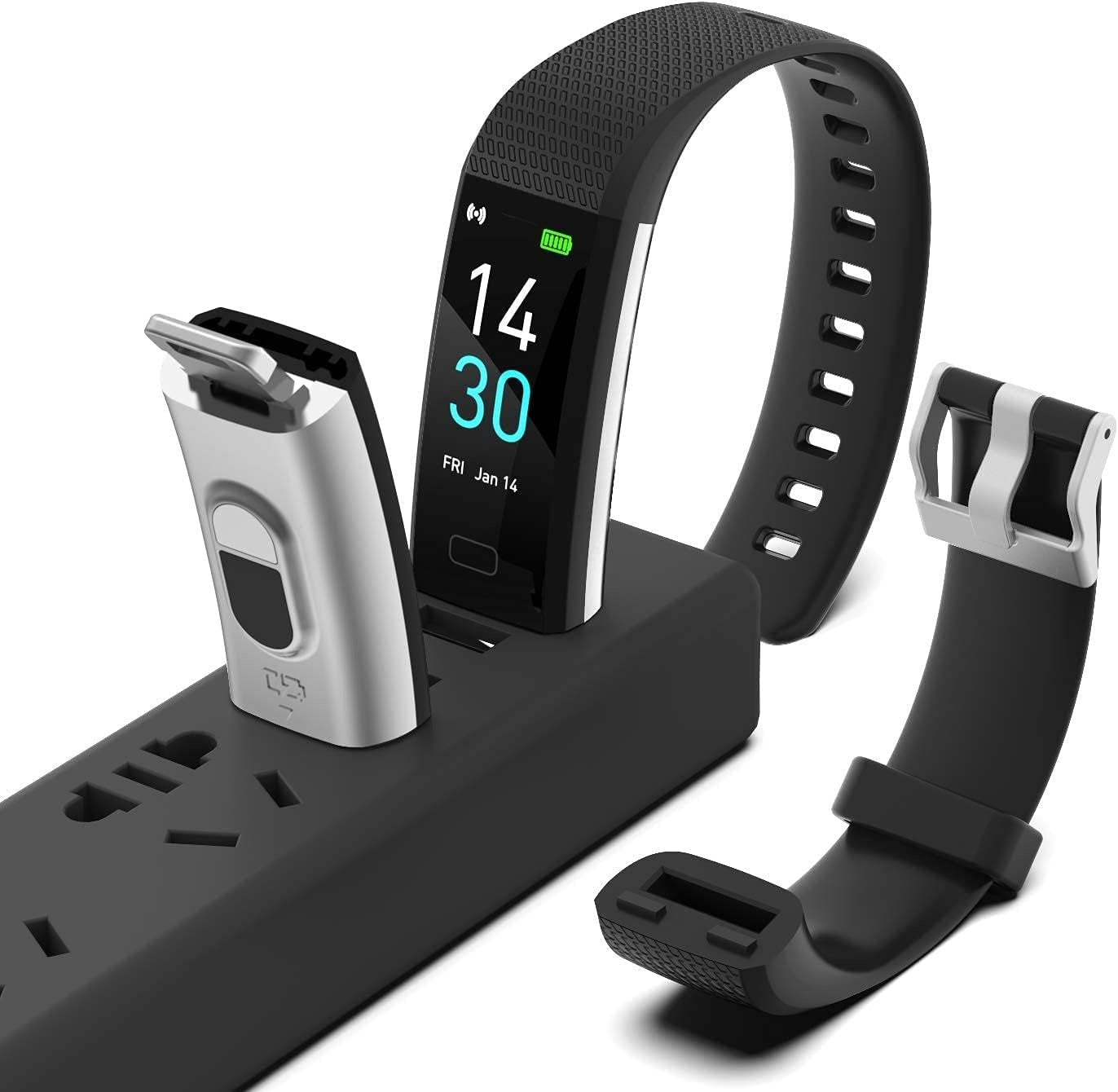 Wasserdichte Luma-Smartwatch mit Herzfrequenz- und Blutdruckmessung