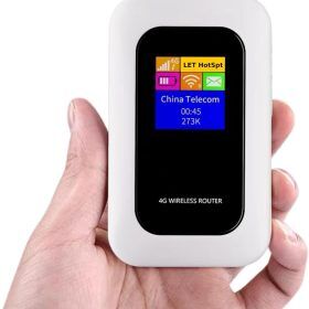 旅行・キャンプ・予備インターネット用 RoamWave ポータブル5Gホットスポットルーター