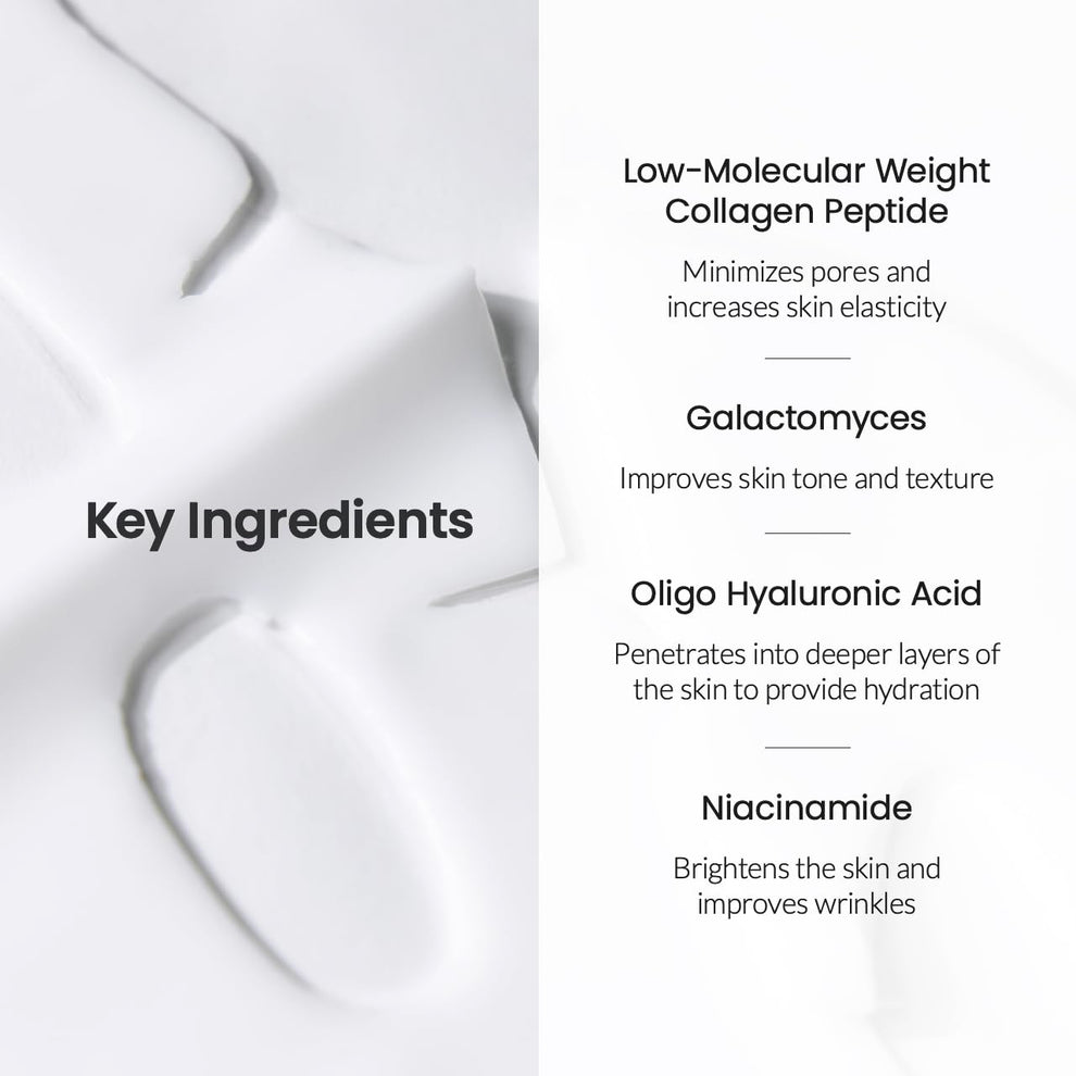Máscara facial hidratante de biocolagénio da NysaGlow, reforço de luminosidade durante a noite