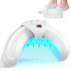 Dispositivo de luz para el cuidado de uñas con clip, doble haz de 905 nm y 470 nm, recargable